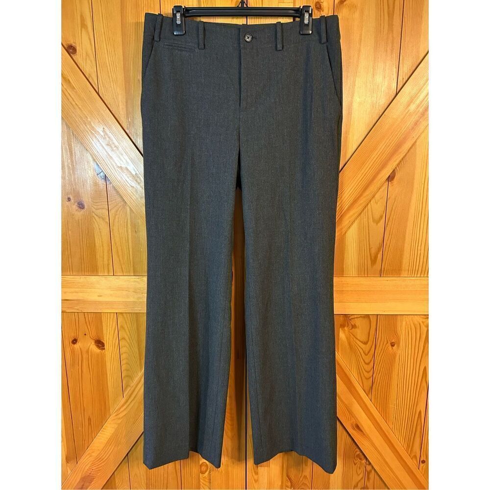 Lauren Ralph Lauren Charcoal Wide Leg Dress Pants